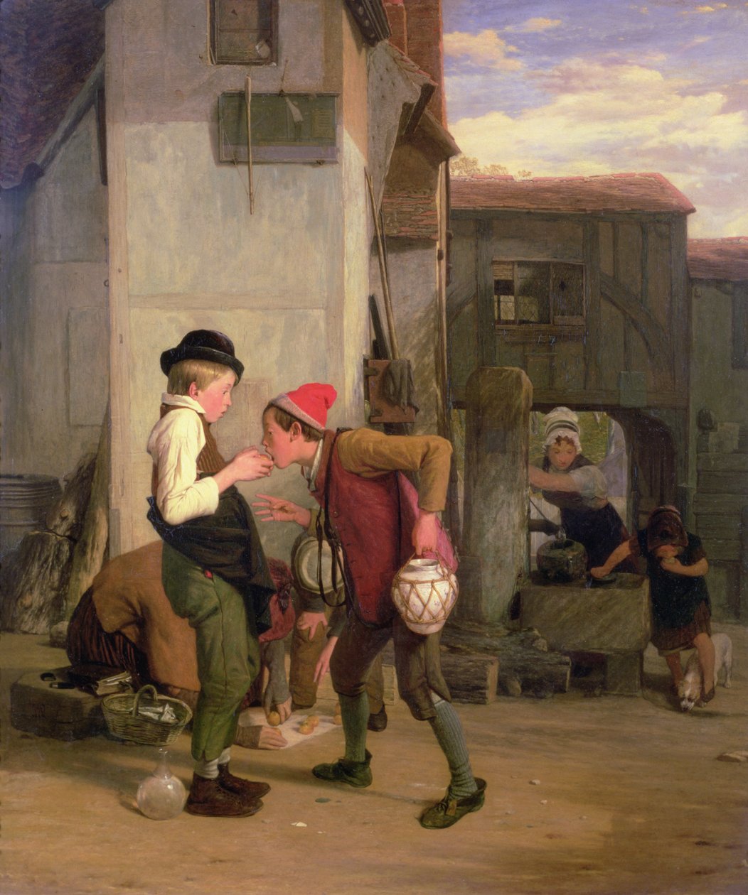 Låne en matbit av William Mulready