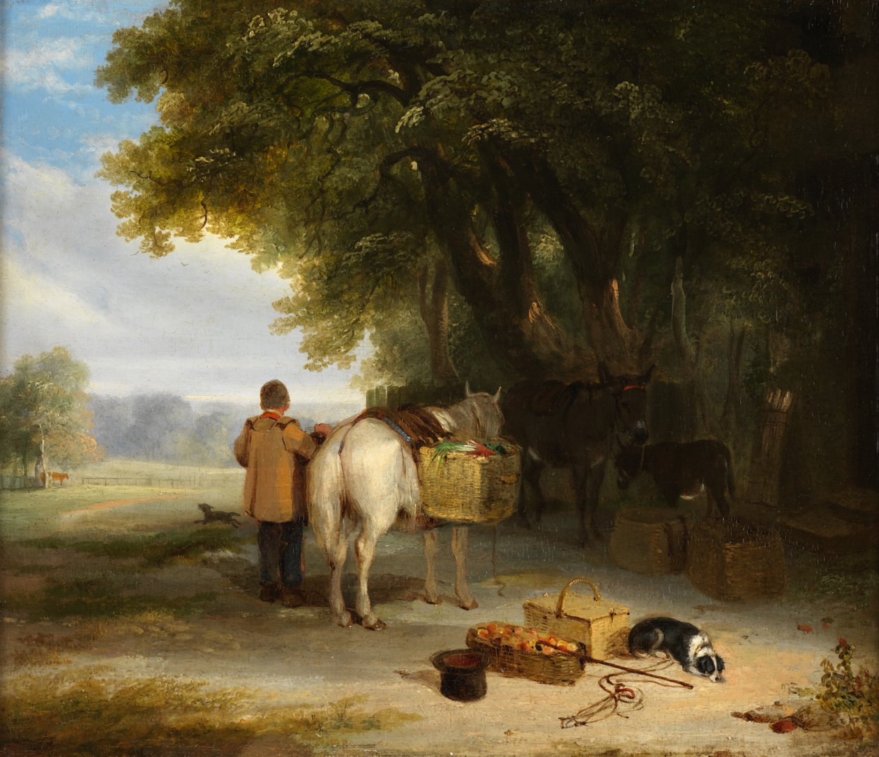 Ut på markedet av William Mulready
