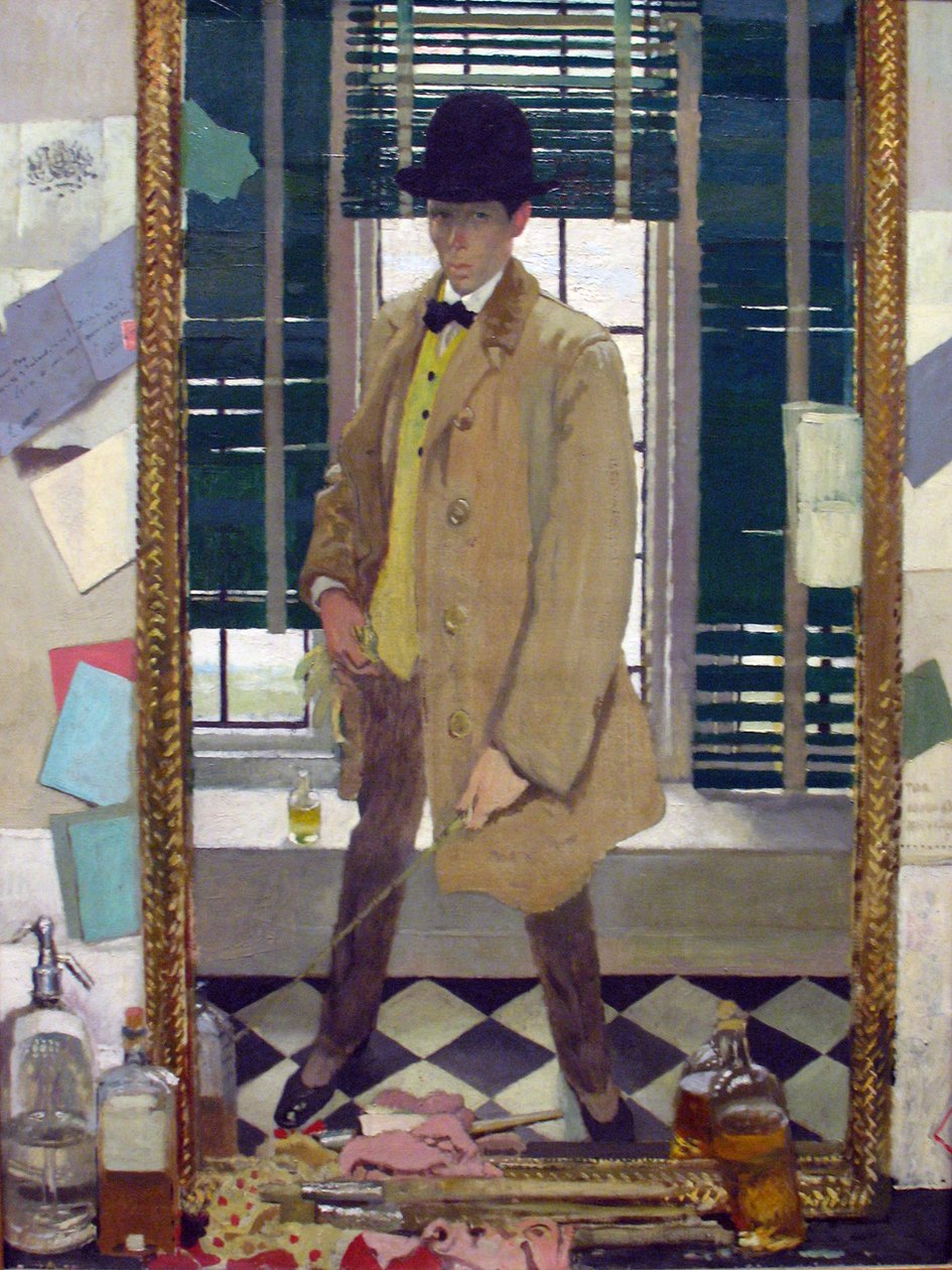 Selvportrett tysk: Selbstportrait In av William Orpen