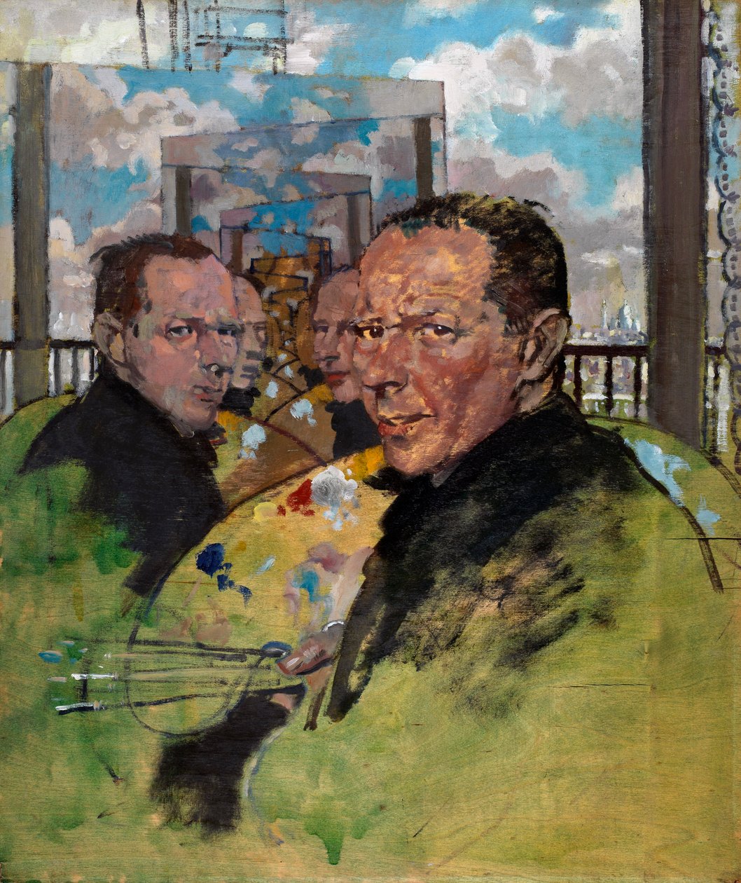 Selvportrett, ca. 1924 av William Orpen