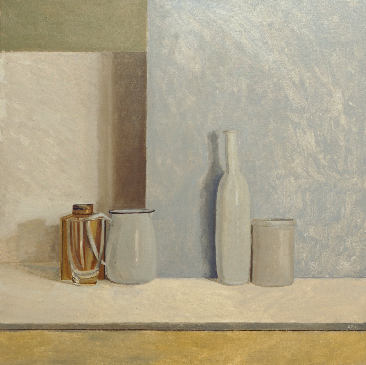 Blek grå og blå av William Packer