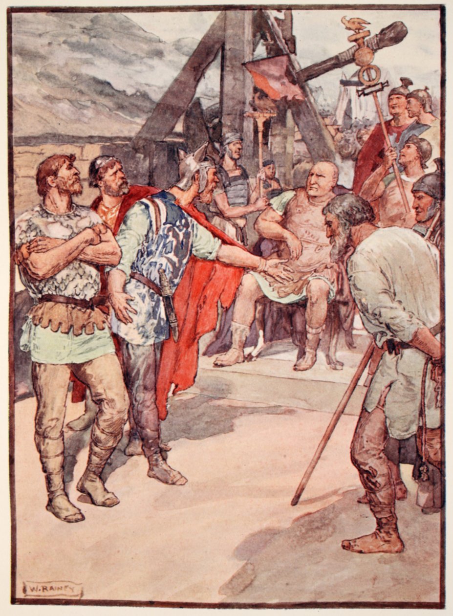 Marius and the Ambassadors of the Cimbri, illustrasjon fra 