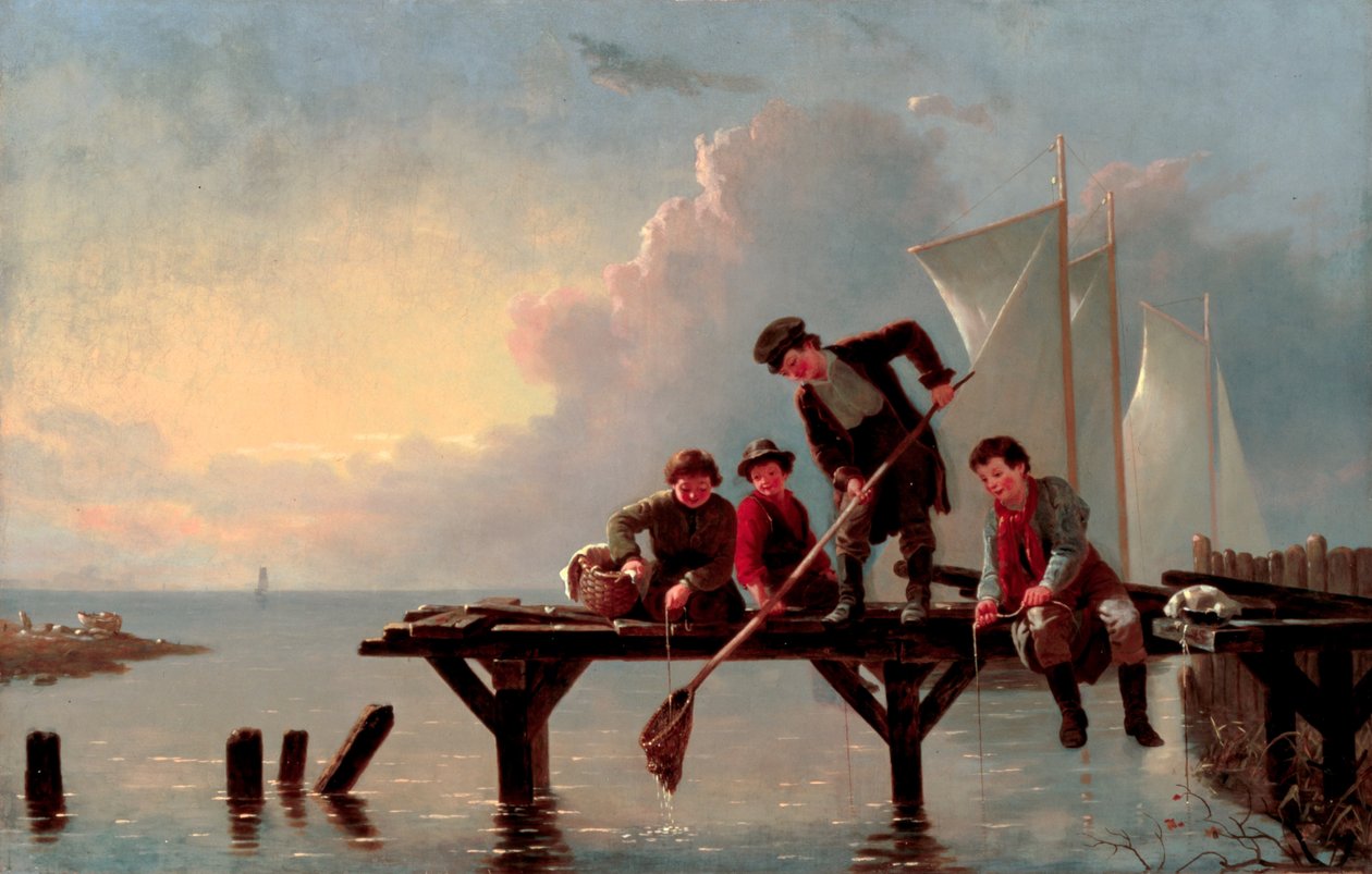 Gutter Crabbing av William Tylee Ranney