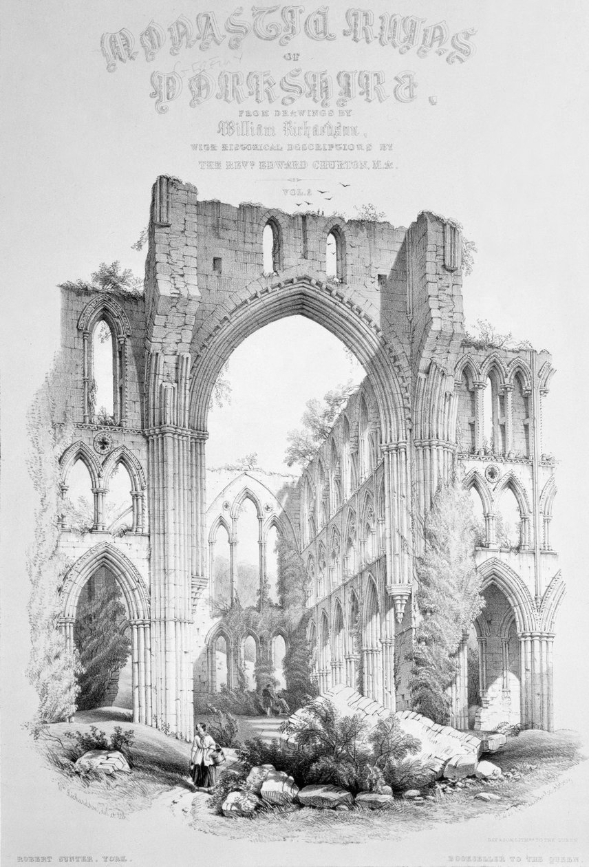 Rievaulx Abbey, fra tittelsiden til 