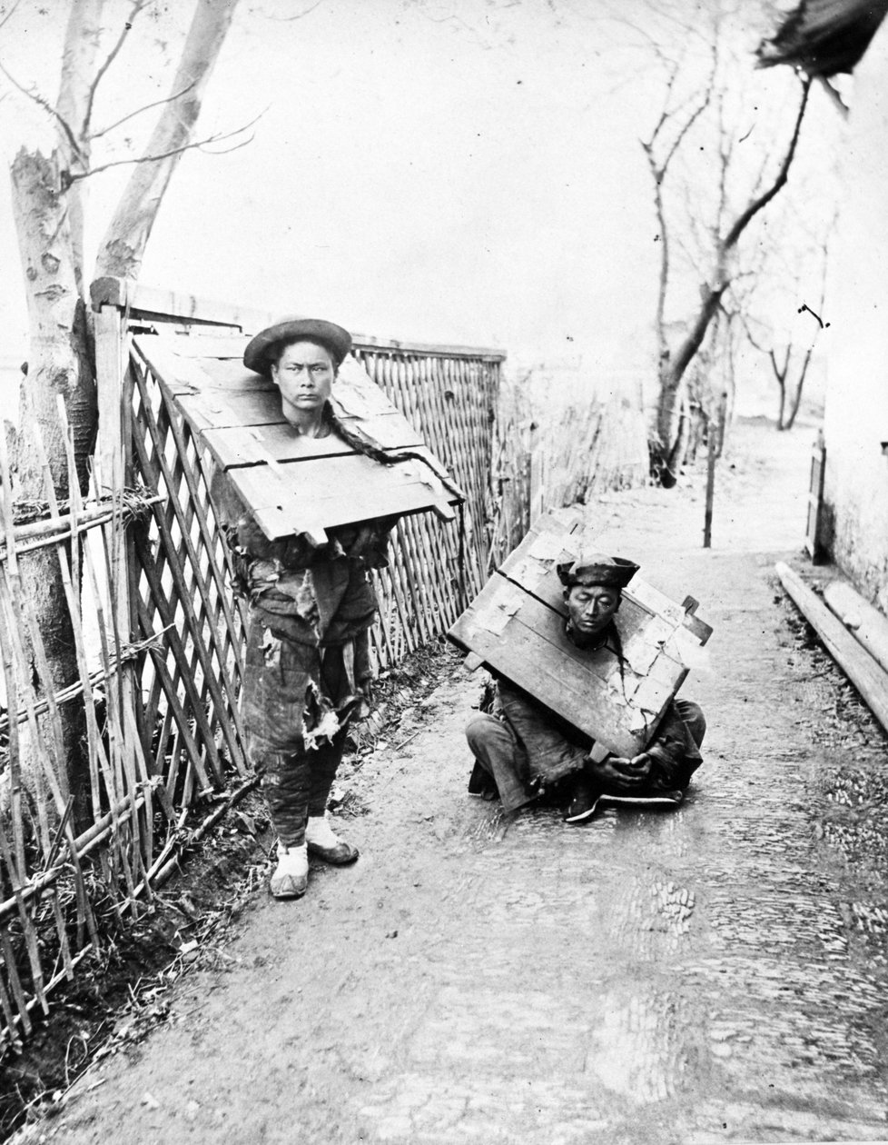 Kinesiske fanger, ca. 1880 av William Saunders