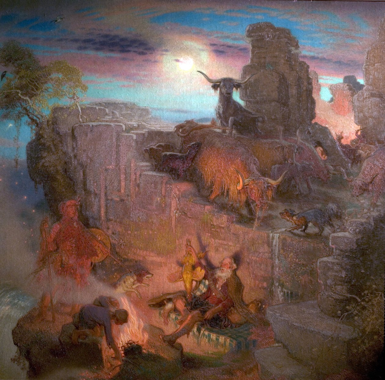 Highland Raiders, 1918 av William Shackleton
