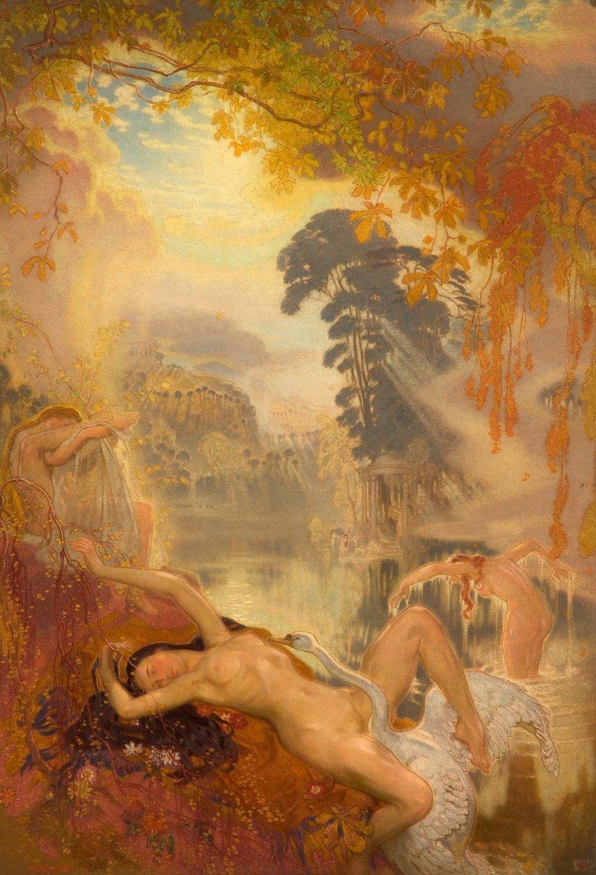 Leda og svanen, 1928 av William Shackleton