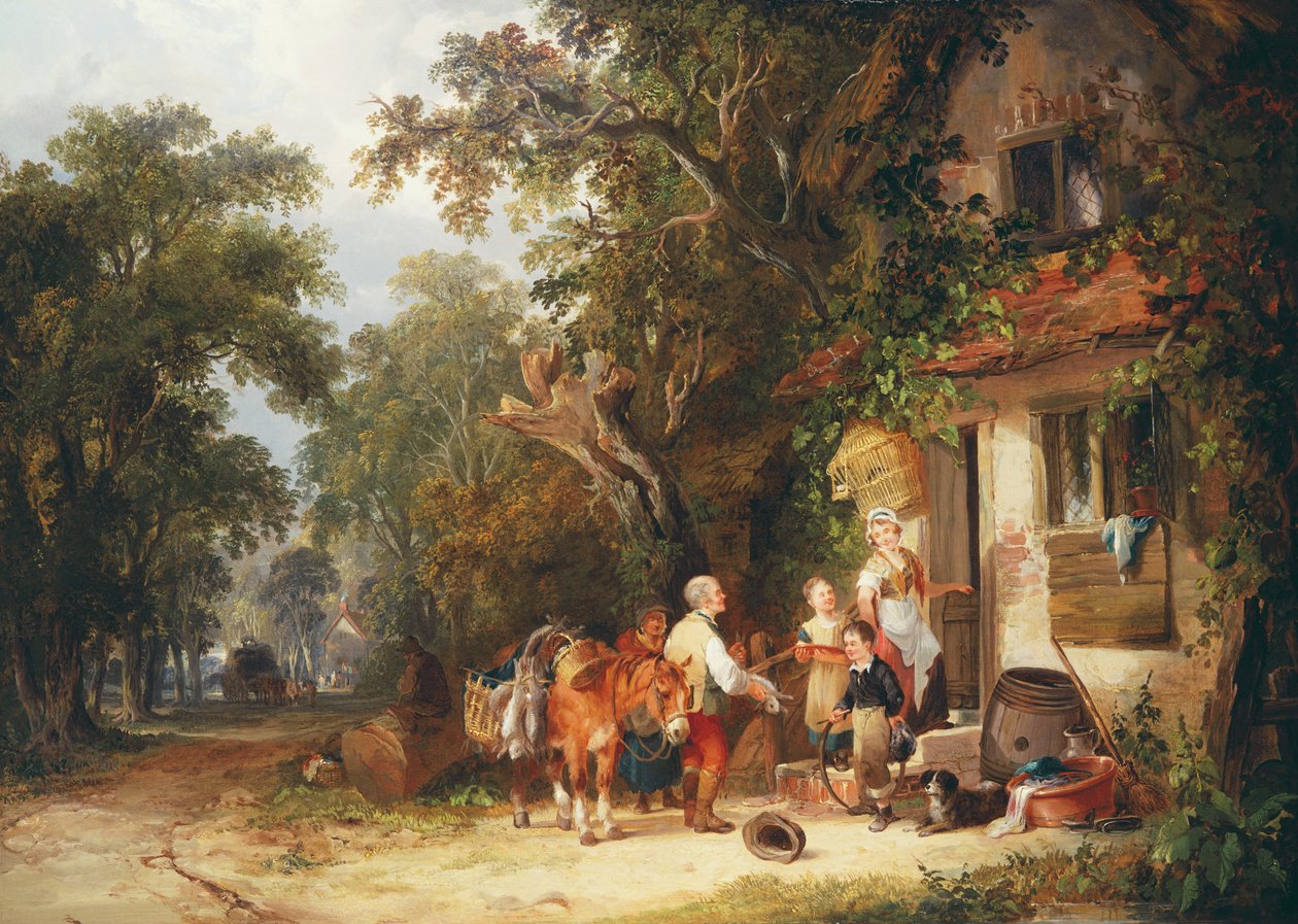 Kaninselgeren, 1853 av William Snr. Shayer