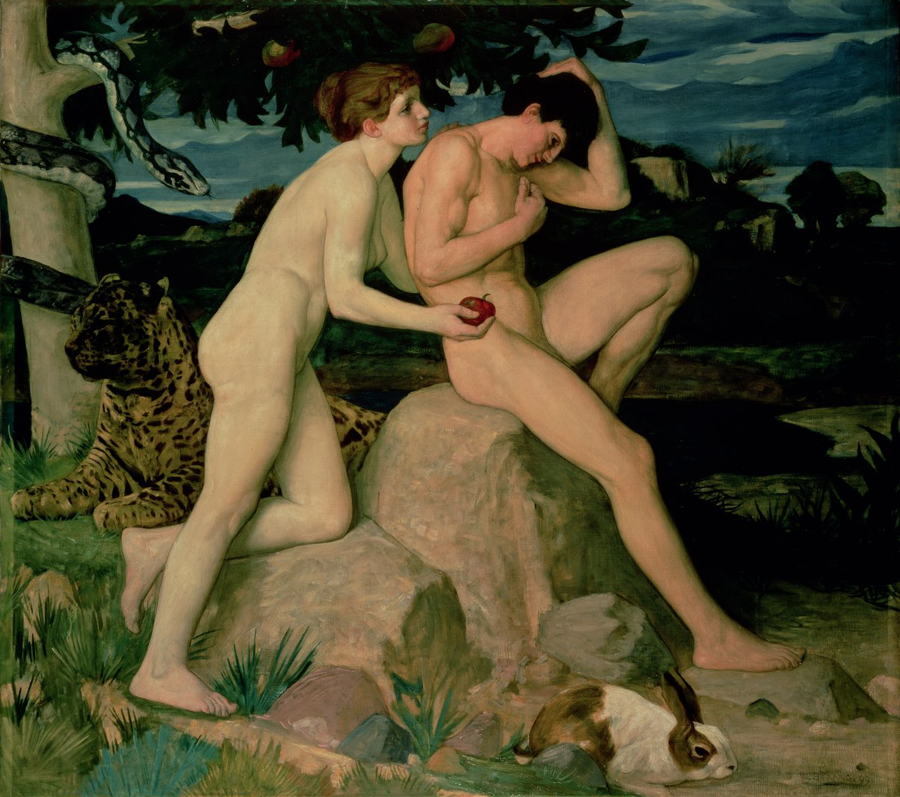 Adam og Eva av William Strang