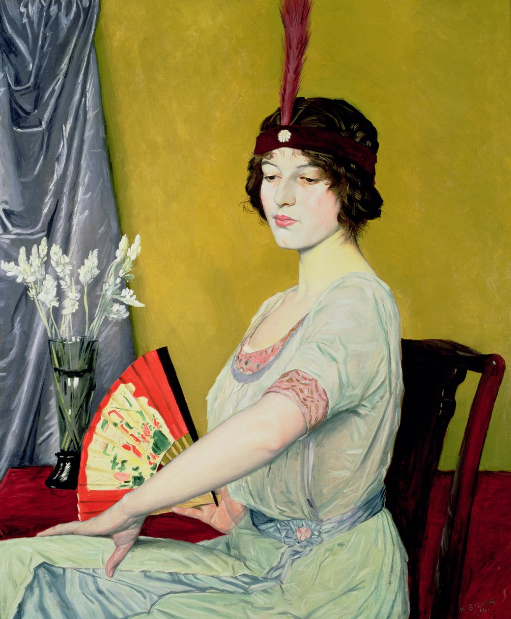 Den japanske fan, 1914 av William Strang