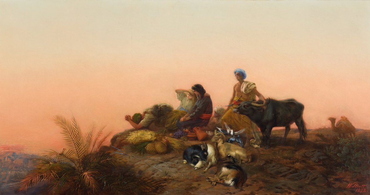Jerusalem pilegrimer av William Strutt