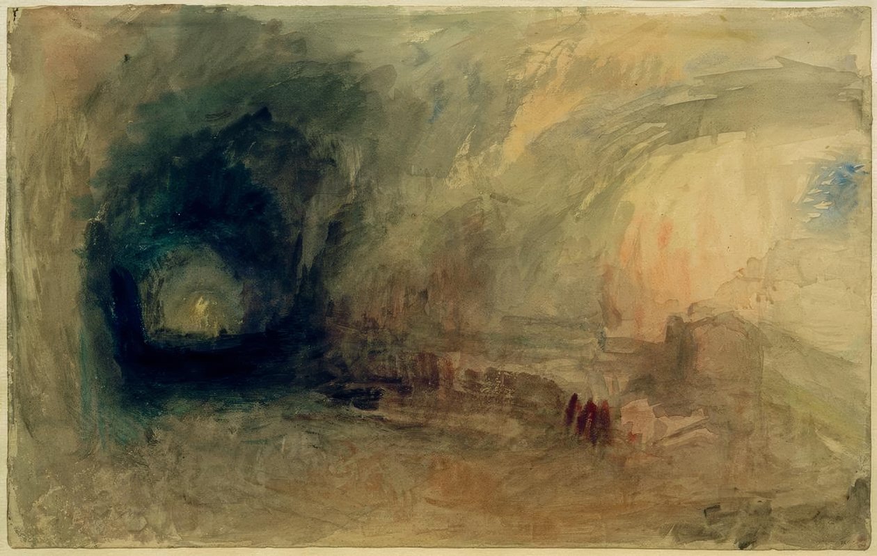 Et fjellpass av Joseph Mallord William Turner