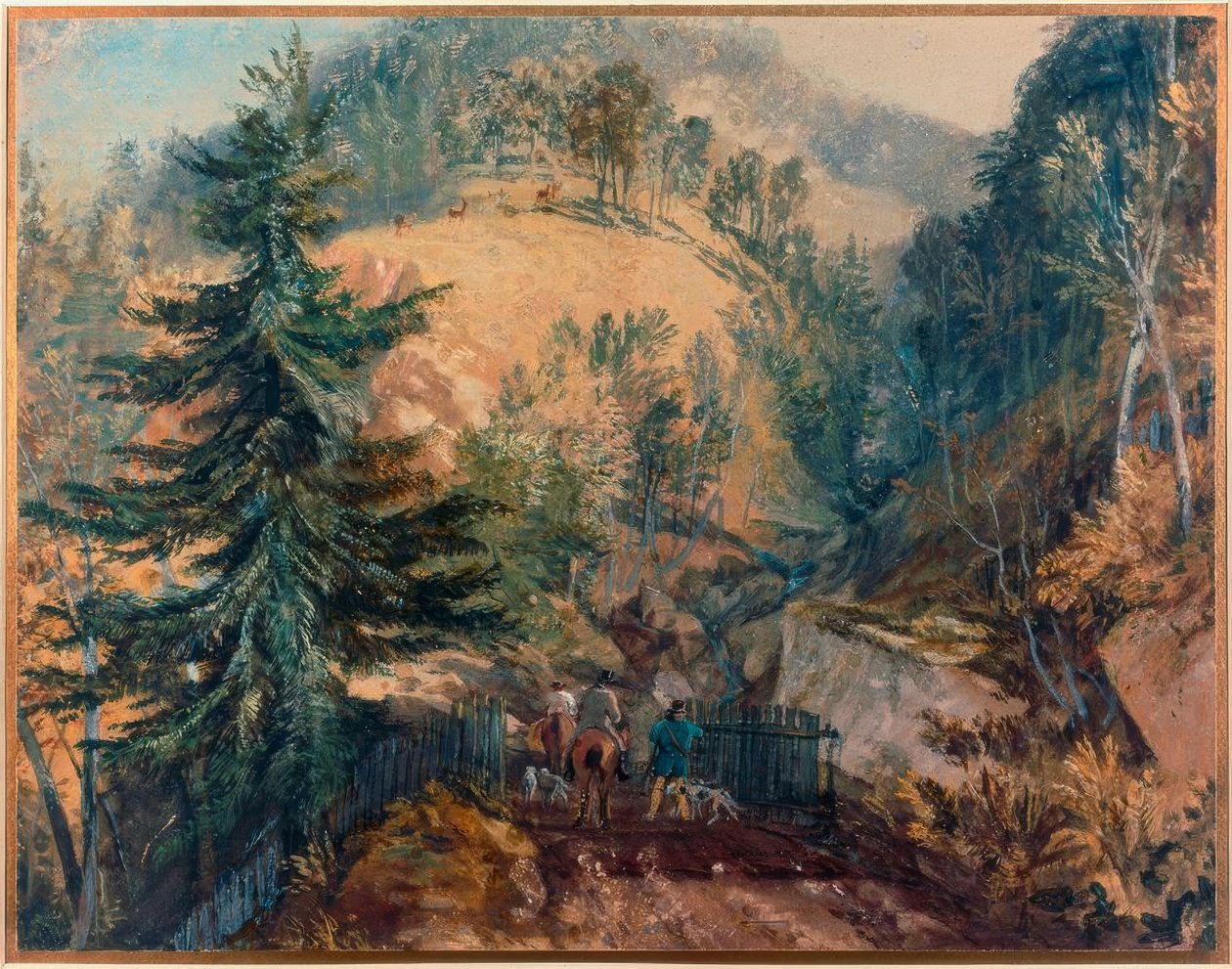 Farney Hall, Otley: Hjorteparken av Joseph Mallord William Turner