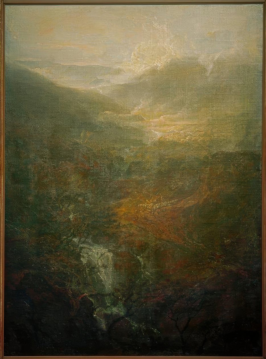 Morgen blant Coniston Fells, Cumberland av Joseph Mallord William Turner