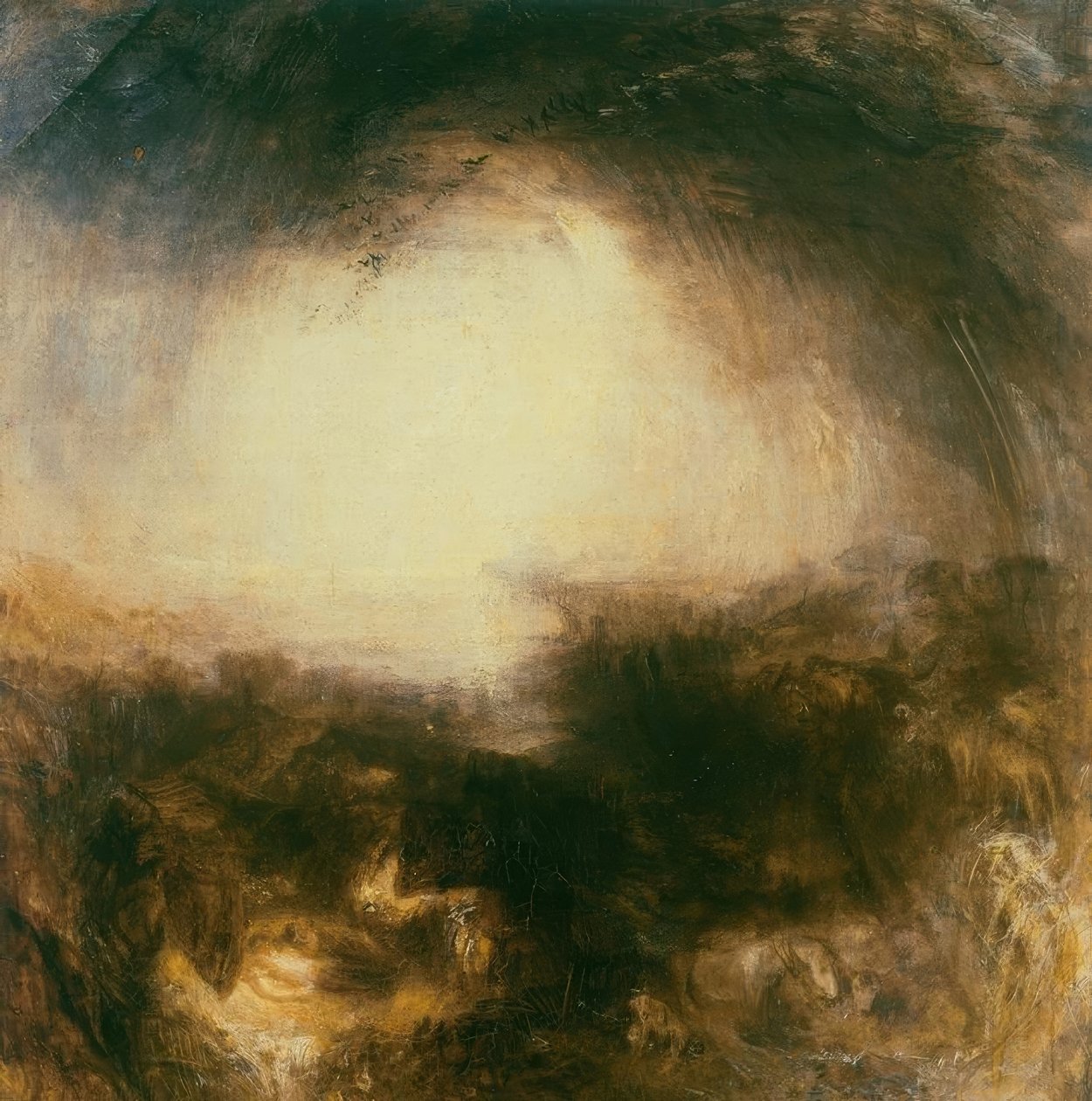 Shadows and Darkness - Kvelden etter flommen av Joseph Mallord William Turner