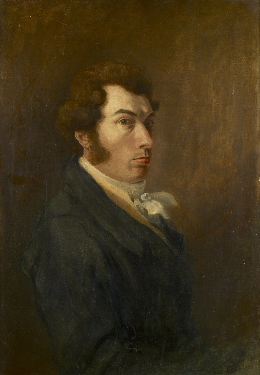 Selvportrett, ca. 1824 (olje på papir på lerret) av Joseph Mallord William Turner