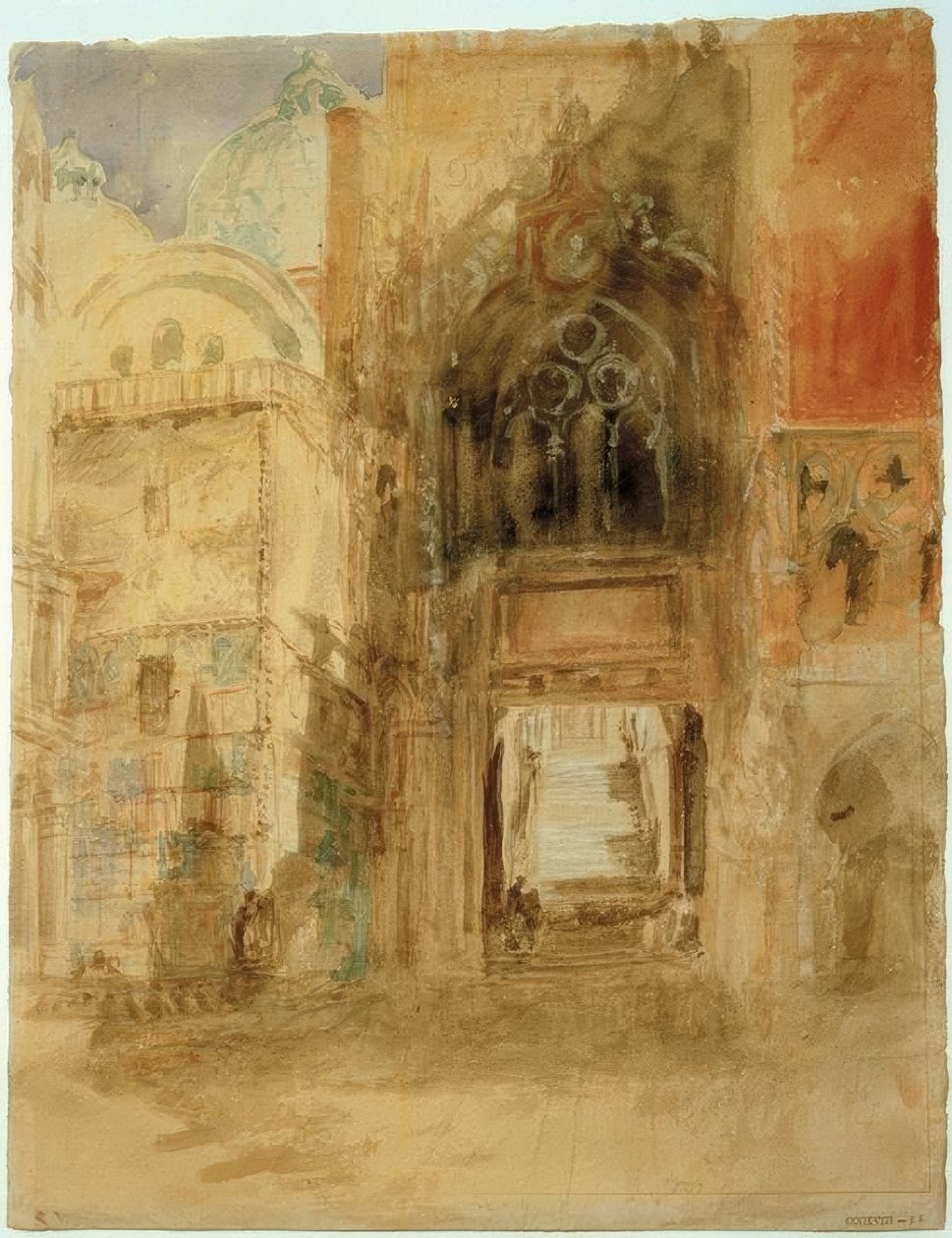 Porta della Carta, Dogepalasset av Joseph Mallord William Turner