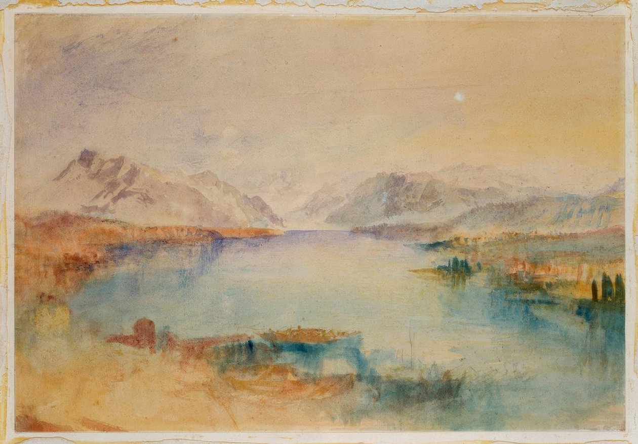 The Rigi, Vierwaldstättersee av Joseph Mallord William Turner