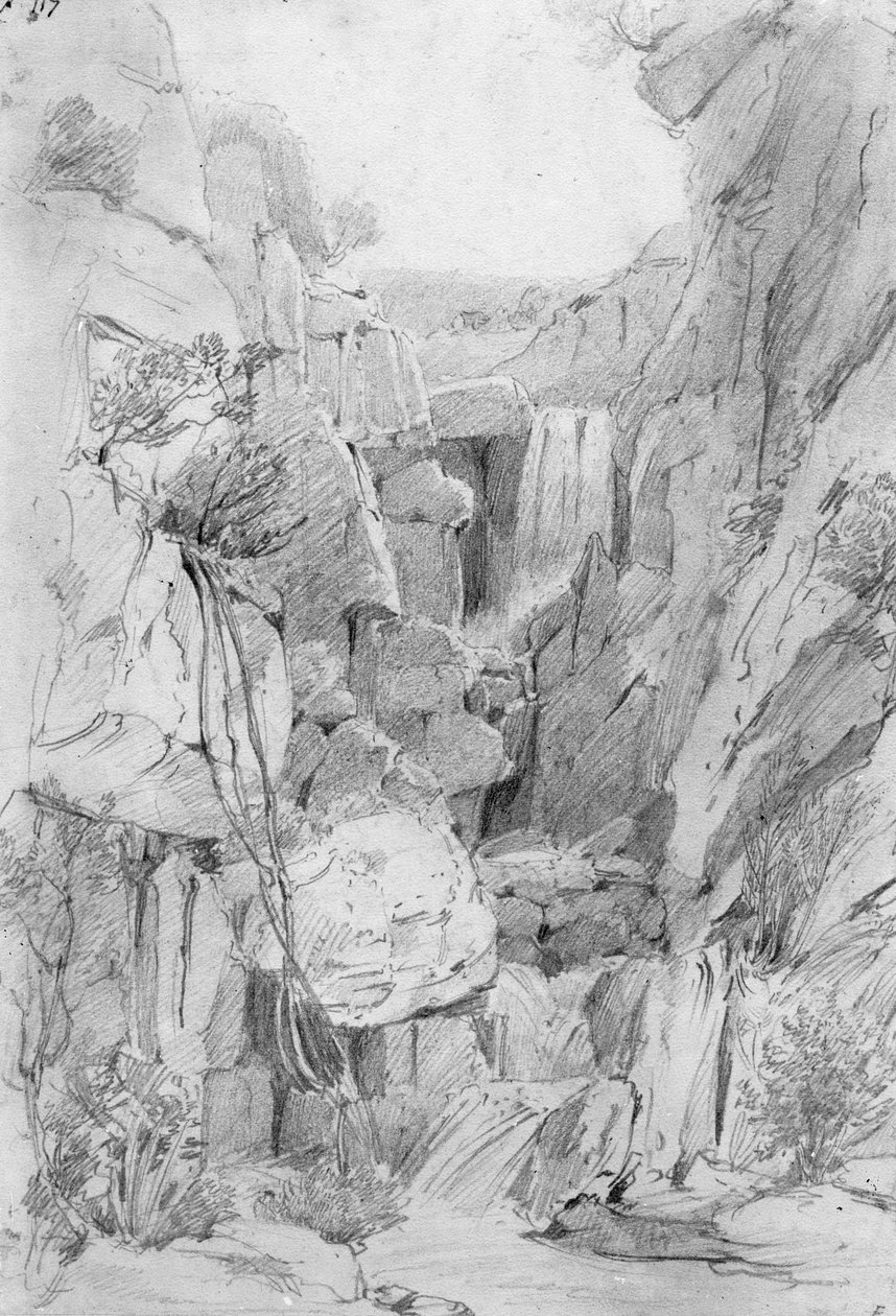Kloof på Table Mountain, 1801 av William Westall