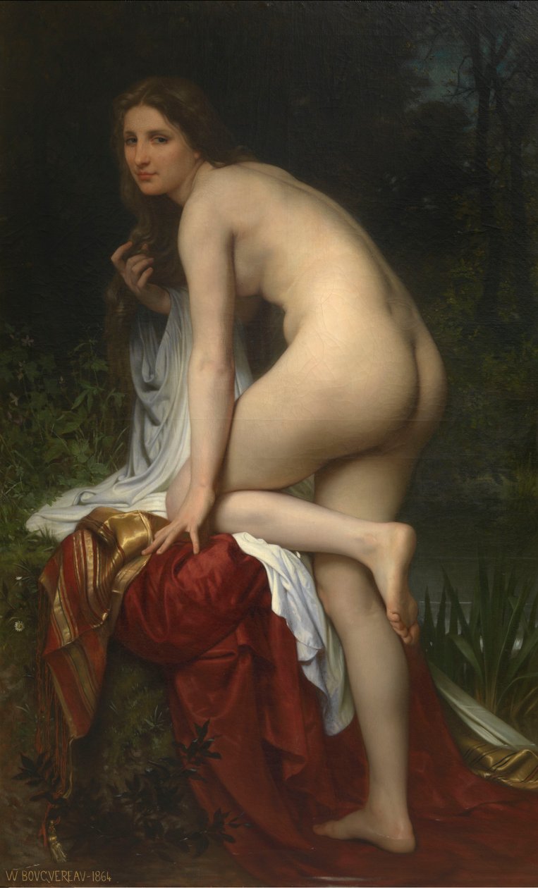 Badende (bader) av William Adolphe Bouguereau