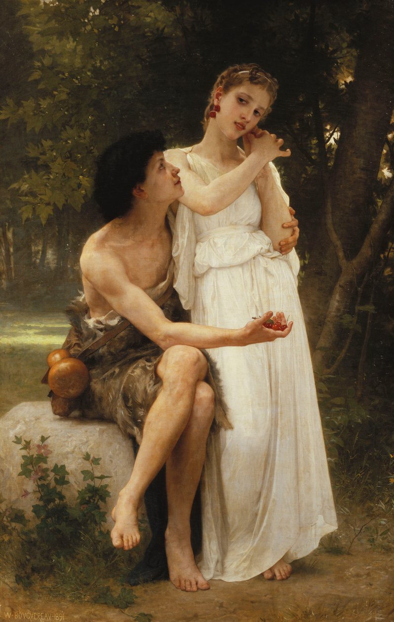First Jewellery; Premier Bijoux, 1891 av William Adolphe Bouguereau