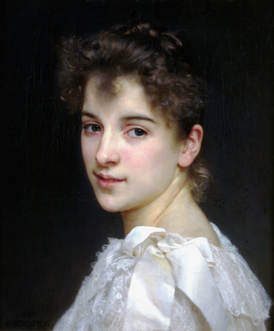 Gabrielle Cot av William Adolphe Bouguereau