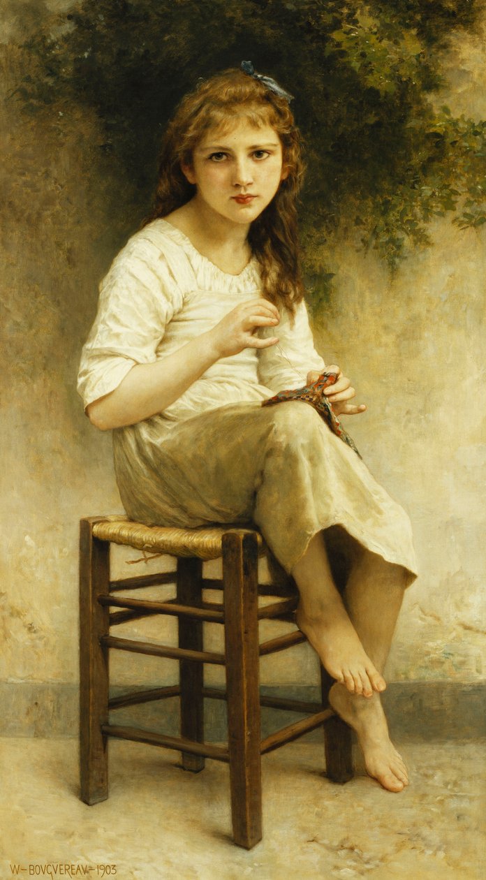 Inaktive tanker av William Adolphe Bouguereau
