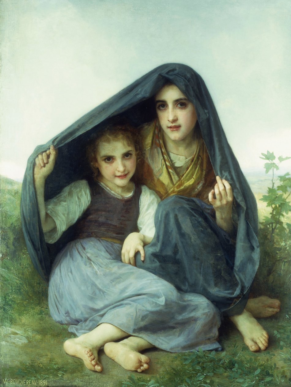 The Shelter, 1891 av William Adolphe Bouguereau