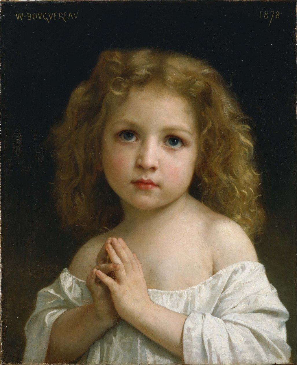 Lille jente, 1878 av William Adolphe Bouguereau