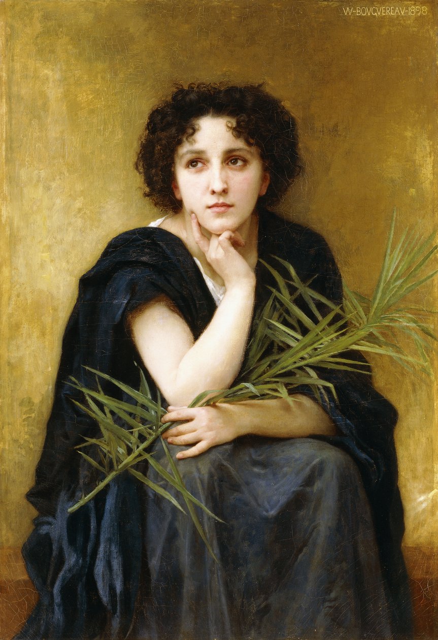 Refleksjon, 1898 av William Adolphe Bouguereau