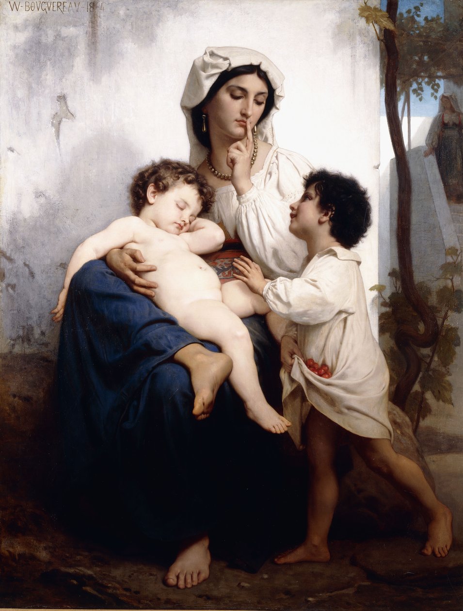 Søvn, 1864 av William Adolphe Bouguereau