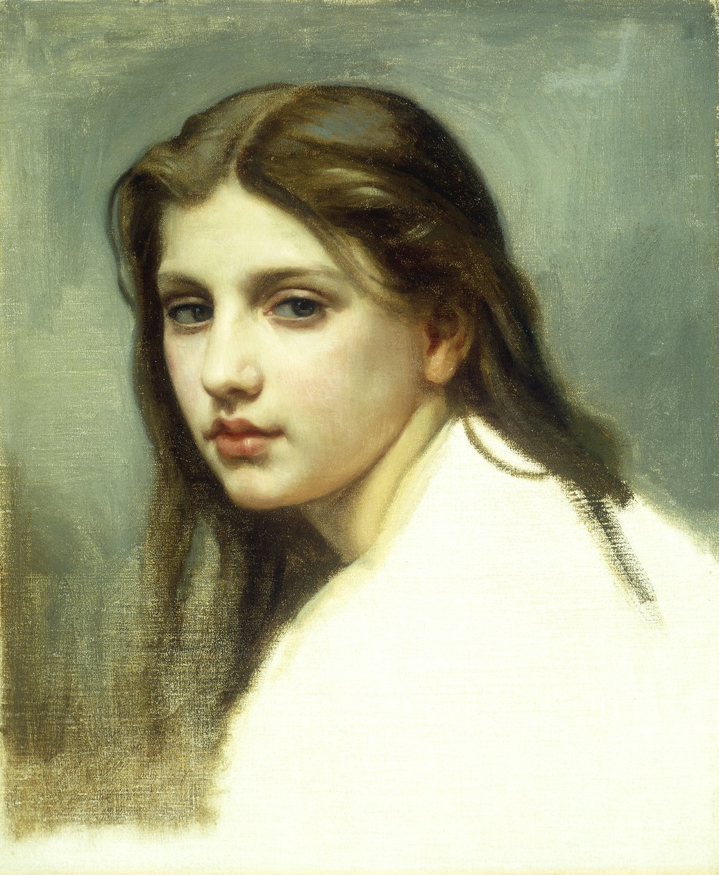 Studie for "Baigneuses", ca. 1864 av William Adolphe Bouguereau