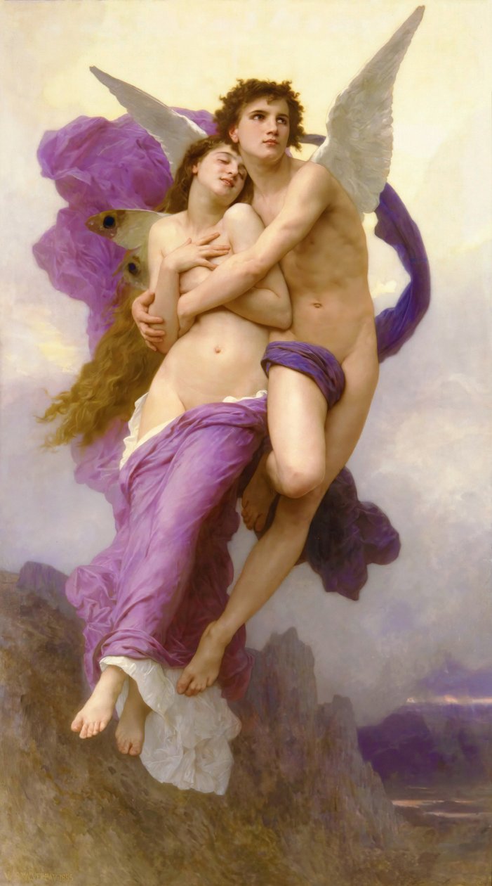 Bortføringen av Psyche, 1895. av William Adolphe Bouguereau