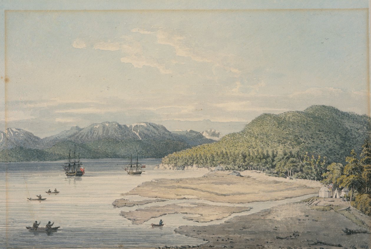 Salmon Cove, Observatory Inlet av William Alexander