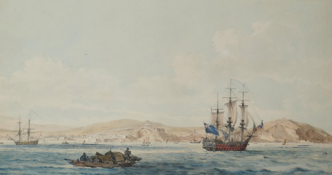 Utsikt over byen Ten-Tchoo-foo av William Alexander