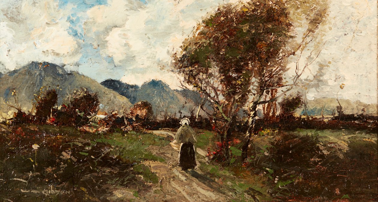 Homeward Bound (olje på lerret) av William Alfred Gibson