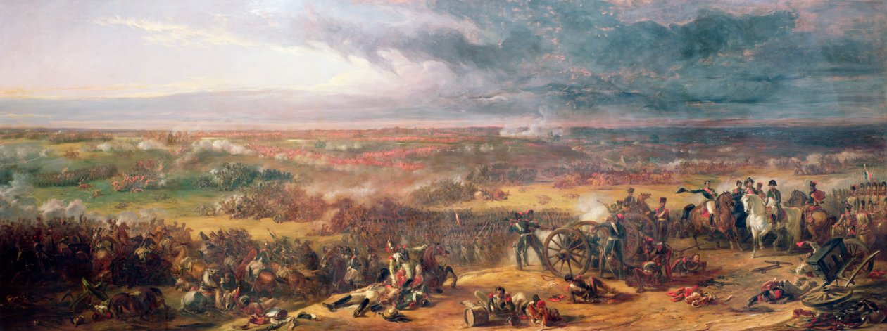 Slaget ved Waterloo, 1815 av William Allan