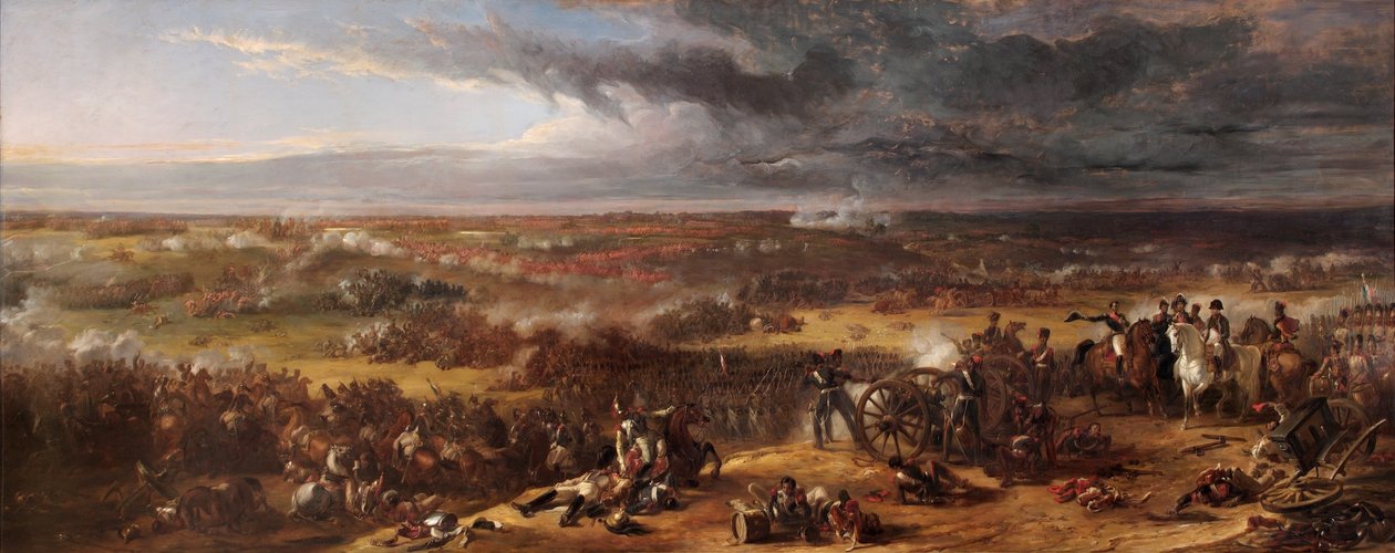 Slaget ved Waterloo (olje på lerret) av William Allan
