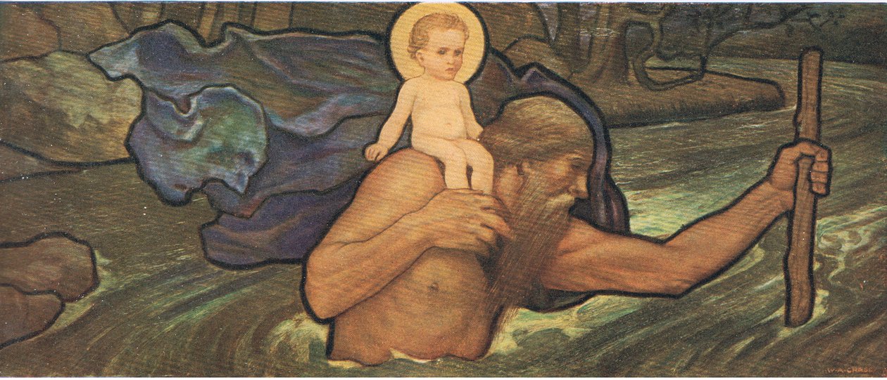 St Christopher, Bibbys Annual, 1916-17 av William Arthur Chase