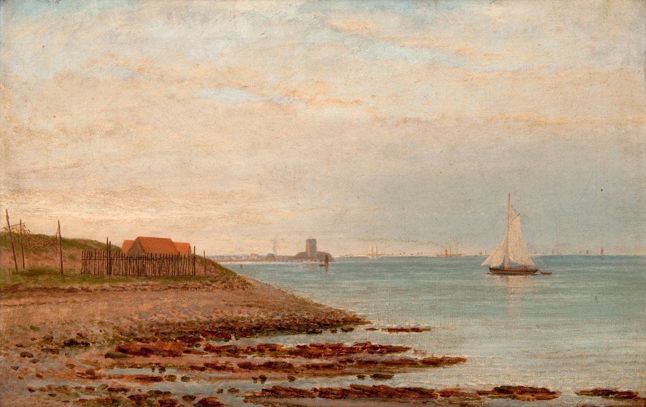 Broughty Castle fra Stannergate av William Barclay