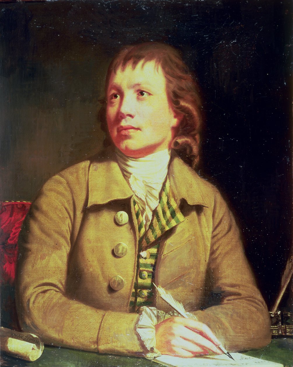 Halvlengde portrett av en gentleman av William Beechey