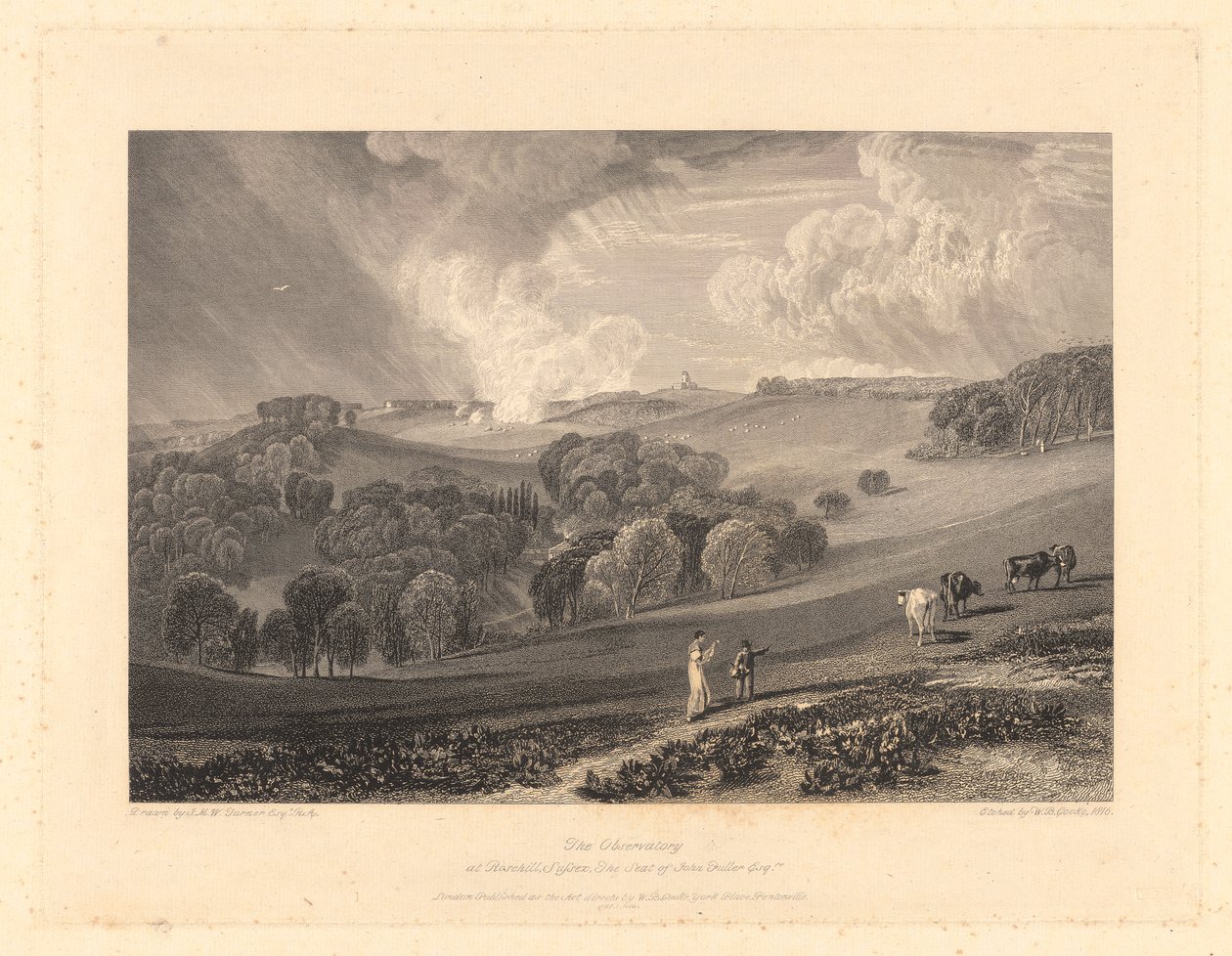 Observatoriet i Rosehill, Sussex av William Bernard Cooke