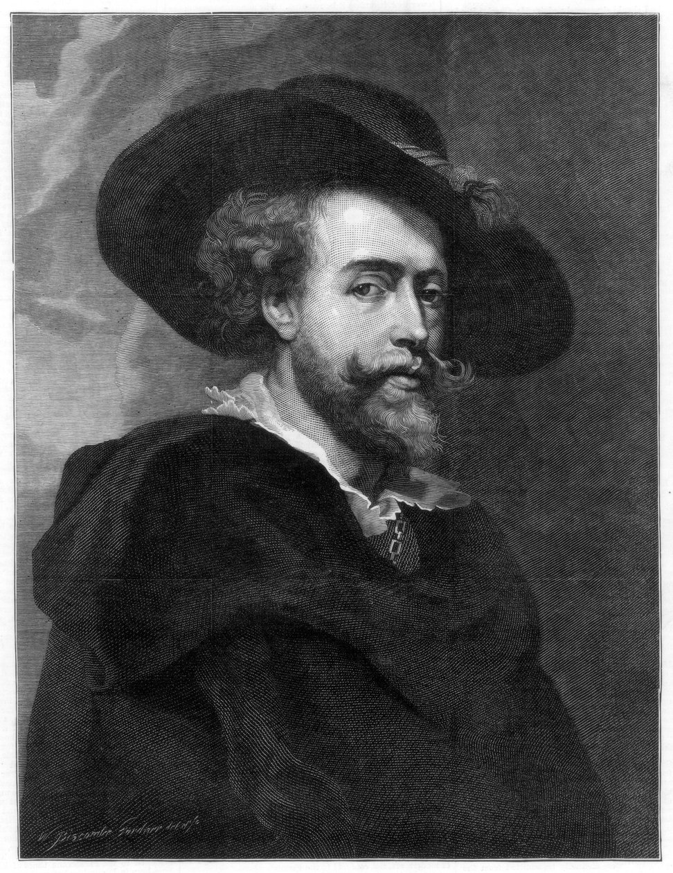 Peter Paul Rubens, flamsk maler, 1877. av William Biscombe Gardner