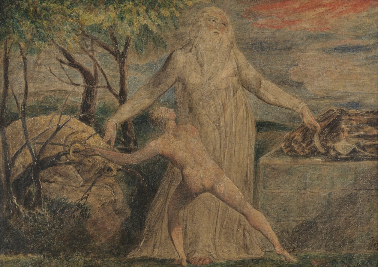 Abraham og Isak av William Blake