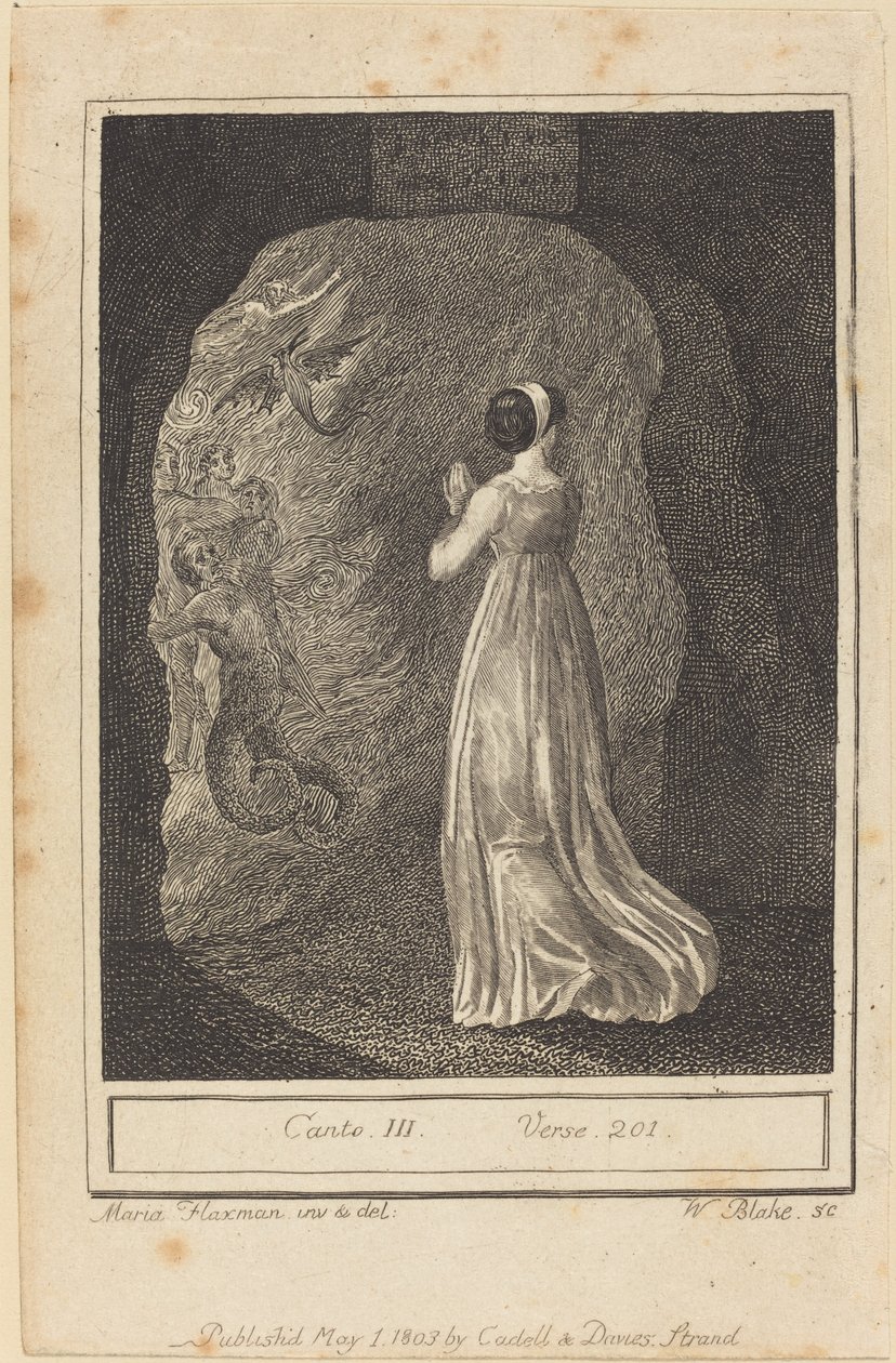 Canto III, vers 201, 1803. av William Blake