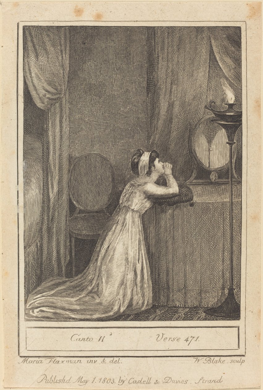 Canto II, vers 471, 1803. av William Blake