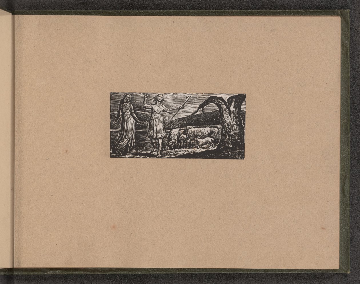 Colinet drar i sorg, 1821. av William Blake