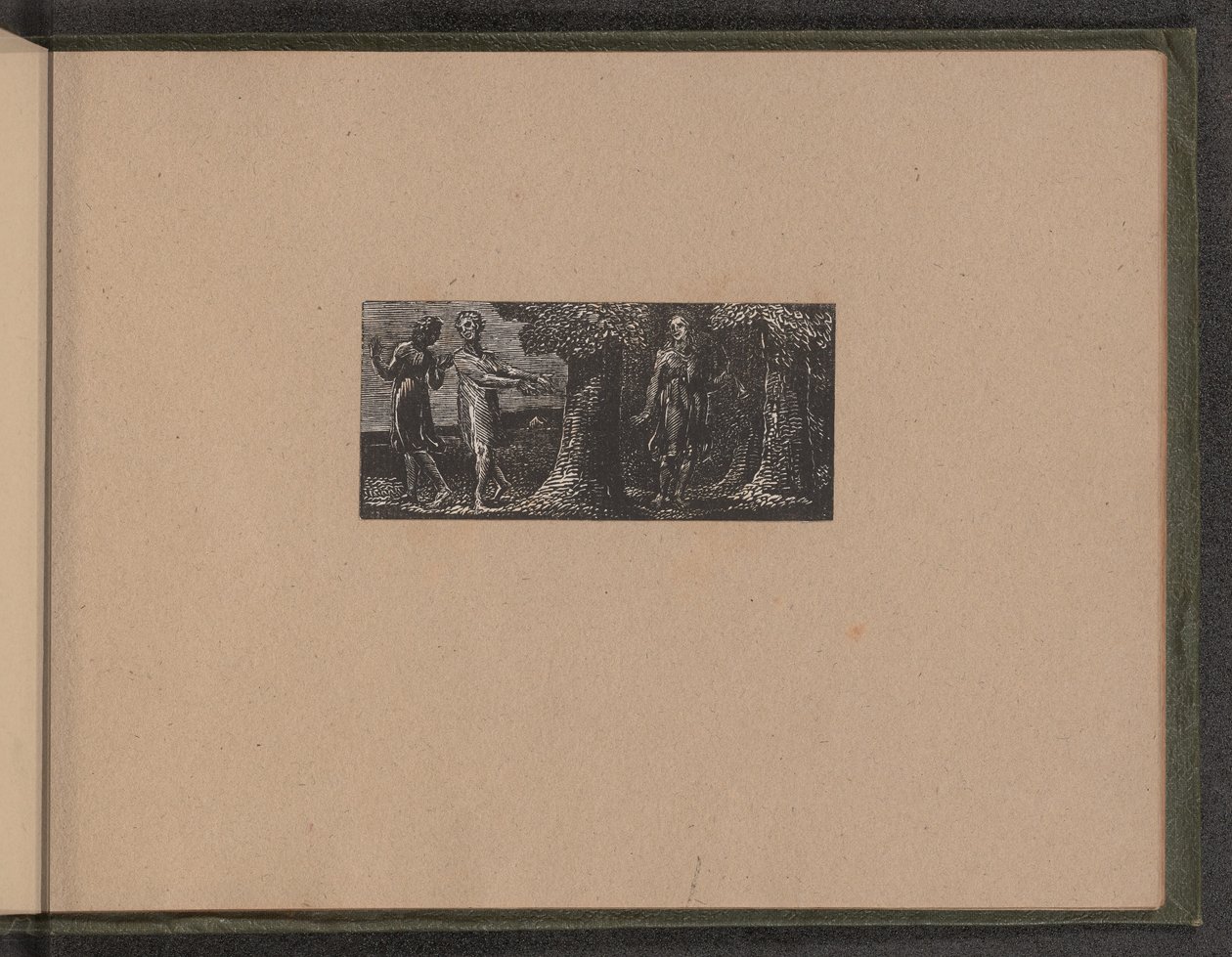 Colinet hånet av to gutter, 1821. av William Blake