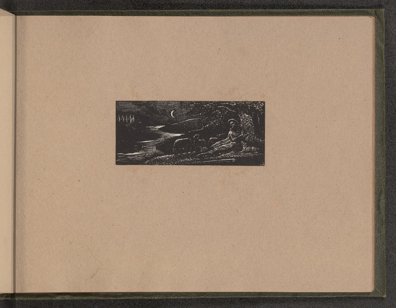 Colinet hviler om natten av William Blake