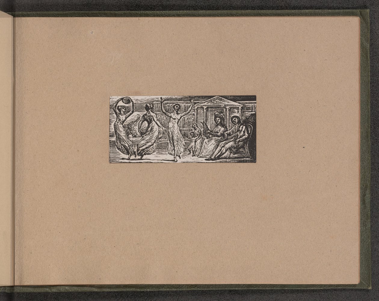 Menalcas ser på kvinner danse, 1821. av William Blake
